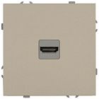 Розетка HDMI СП Galaxy 16А IP20 250В шампань Эра Б0070797
