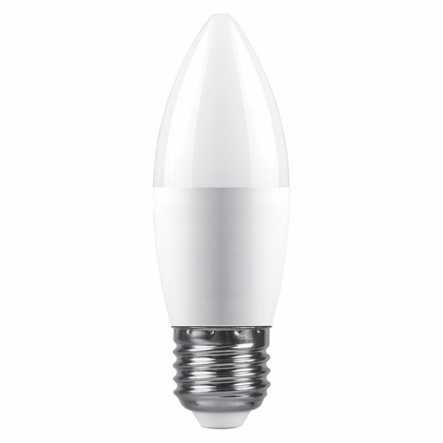 Лампа светодиодная SBC3720 20Вт C37 свеча 4000К E27 230В SAFFIT 55270