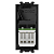 Розетка компьютерная 1мод. Avanti "Черный квадрат" RJ45 кат.5E модульная DKC 4402461