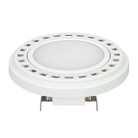 Лампа светодиодная AR111-UNIT-G53-12W-Warm3000 WH 120 deg 12Вт 3000К тепл. бел. G53 950лм 12В метал. Arlight 026887