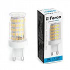Лампа светодиодная LB-435 11Вт JCD 6400К G9 230В FERON 38151