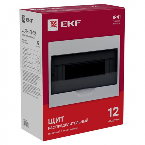 Щит ЩРН-П-12 IP41 EKF pb40-n-12 фото 4
