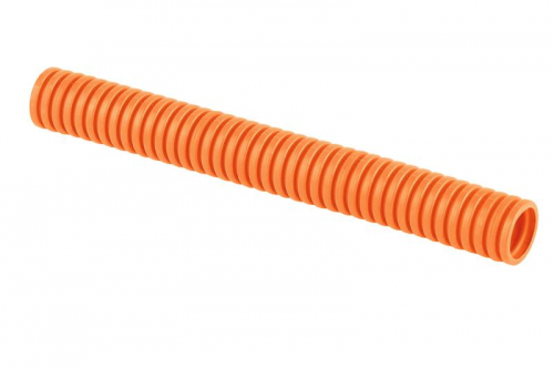 Труба гофрированная 25мм ПП с зондом тяжелая оранж. (уп.50м) Ruvinil 42511