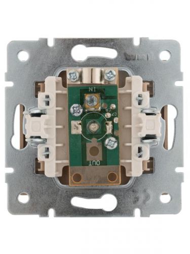 Механизм розетки оконечной TV Рейн матов. бронз. LEZARD 703-3188-130 фото 2