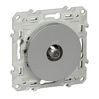Розетка аудио Х2 Odace алюм. SchE S53R446