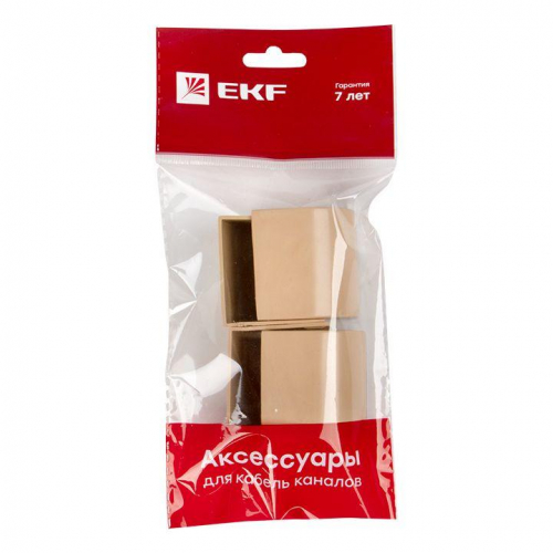 Заглушка 40х25 под свет. дерево Plast PROxima (уп.4шт) EKF ecl-40-25x4 фото 7