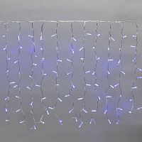 Гирлянда светодиодная "Светодиодный Дождь" 2х0.8м 160LED син. 10Вт 230В IP65 провод прозр. (нужен шнур питания 303-500-1) Neon-Night 235-103