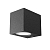 Светильник Cube 1х35Вт GU10 IP54 80х67х92мм НТУ садово-парковый настенный архитектурный GAUSS GD158
