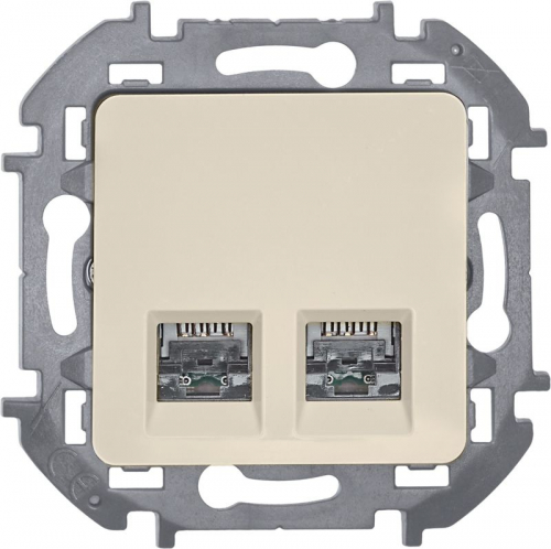 Розетка компьютерная 2-м Inspiria RJ45 кат.5E UTP сл. кость IEK 673836 фото 5