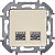 Розетка компьютерная 2-м Inspiria RJ45 кат.5E UTP сл. кость IEK 673836
