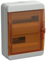 Корпус пластиковый КМПн-24 IP65 оранж. прозр. дверь TEKFOR IEK TF5-KP72-N-24-65-K03-K09