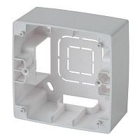 Коробка накладного монтажа 1 пост Эра12 алюм. 12-6101-03 ЭРА Б0043162
