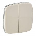 Панель лицевая Valena Allure для 2-кл. выкл. сл. кость Leg 755026