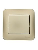 Выключатель 1-кл. 1п СП ASTI 10А IP20 в сборе золото. LEZARD 7081-3636-100