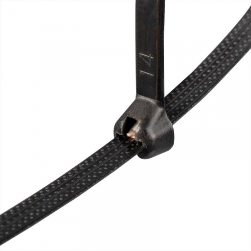 Хомут нейлоновый КСЗ 5х250 черн. (уп.100шт) Fortisflex 90333 фото 2