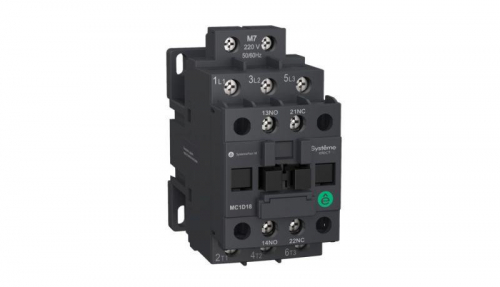 Контактор MC1D 3п 9А кат. 220В DC 1НО+1НЗ SE MC1D09MD фото 2