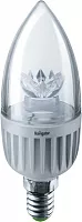 Лампа светодиодная 71 854 NLL-C37-7-230-2.7K-E14-CL 7Вт свеча 2700К тепл. бел. E14 500лм 176-264В Navigator 71854