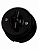 Выключатель поворотный 2-кл. с ручкой (бантик) 10А черный «Виви» TDM