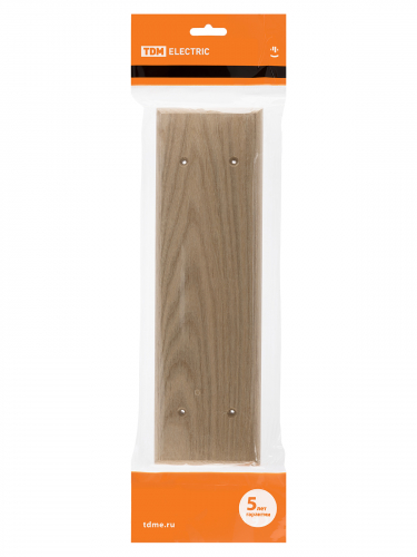 Накладка на бревно деревянная универсальная НБУ 1Пх4 280 мм, под покраску TDM фото 3
