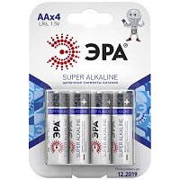 Элемент питания алкалиновый AA/LR6 LR6-4BL (блист.4шт) Эра C0038450