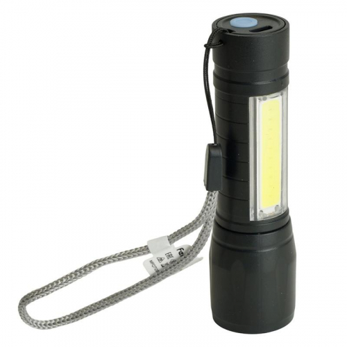 Фонарь светодиодный ручной аккумуляторный USB ZOOм TH2408 FERON 51118