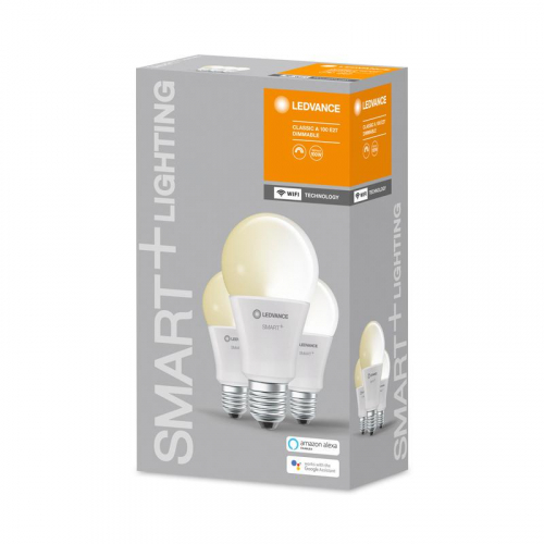 Лампа светодиодная SMART+ WiFi Classic Dimmable 14Вт (замена 100Вт) 2700К E27 (уп.3шт) LEDVANCE 4058075485839 фото 2