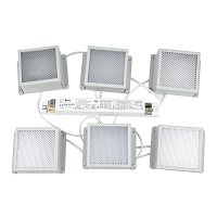 Светильник светодиодный ULP-1010 42W/4000K IP40 GRILYATO WHITE 42Вт 4000К IP40 3800лм 100х100х37 потолочный встраив. грильято рассеив. призма с источником питания (в компл. 6 предметов) Uniel UL-00007427
