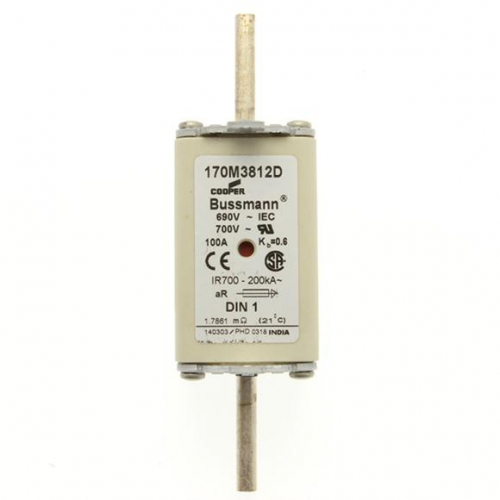 Предохранитель быстрый 100А 690В AR DIN 1 HSDNH EATON 170M3812D фото 2