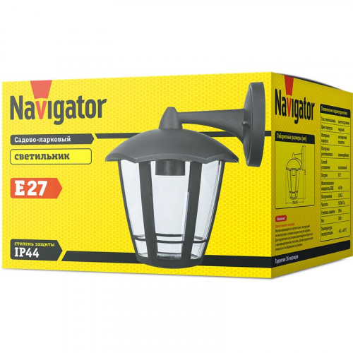 Светильник 61 615 NOF-P05-BL-IP44-E27 Navigator 61615 фото 2