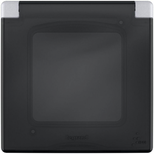 Рамка 1-м Inspiria IP44 с крышкой алюм. IEK 673922 фото 4