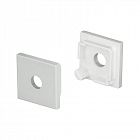 Заглушка SL-KANT-H16 SQUARE с отверстием пластик Arlight 024485