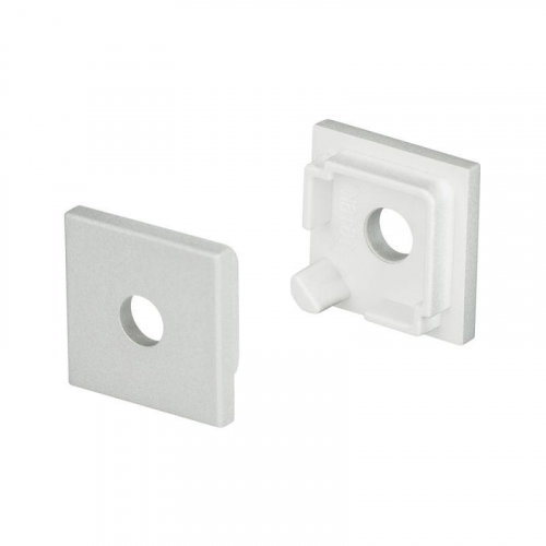 Заглушка SL-KANT-H16 SQUARE с отверстием пластик Arlight 024485