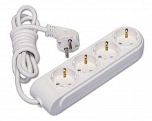 Удлинитель 4х2м с заземл. 16А IP20 ПВС 3х1.5 защ. шторки Makel N4210034