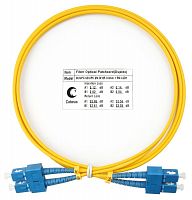 Шнур оптический FOP(d)-9-SC-SC-1.5m duplex SC-SC 9/125 sm 1.5м LSZH Cabeus 7539c
