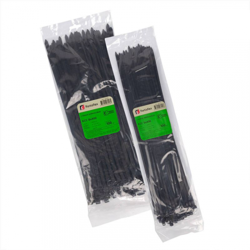 Хомут кабельный КСС 3х200 нейл. черн. (уп.100шт) Fortisflex 49409 фото 6
