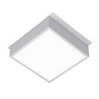 Светильник светодиодный DL-GRIGLIATO-S140x140-18W Day4000 (GR 100 deg 230) IP40 металл Arlight 047682
