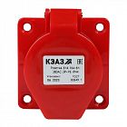 Розетка фланцевая 314 16А 380AC 3P+PE 6ч IP44 КЭАЗ 222758