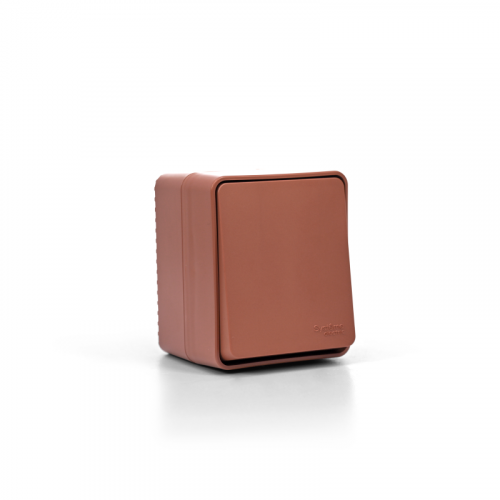 Переключатель проходной 1-кл. ОП AtlasDesign PROFI IP54 10AX терракот. SE ATN547061 фото 3
