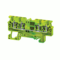 Клемма заземляющая пружинная OptiClip CXG-2.5-TRIPLET-PE-I-(0.2-2.5)-PEN КЭАЗ 331828