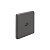 Розетка телевизионная TV СП ROUND MIELE титан Kranz KR-78-0723-2