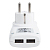 Адаптер питания 220В + 2 USB RX-17 Rexant 11-6017
